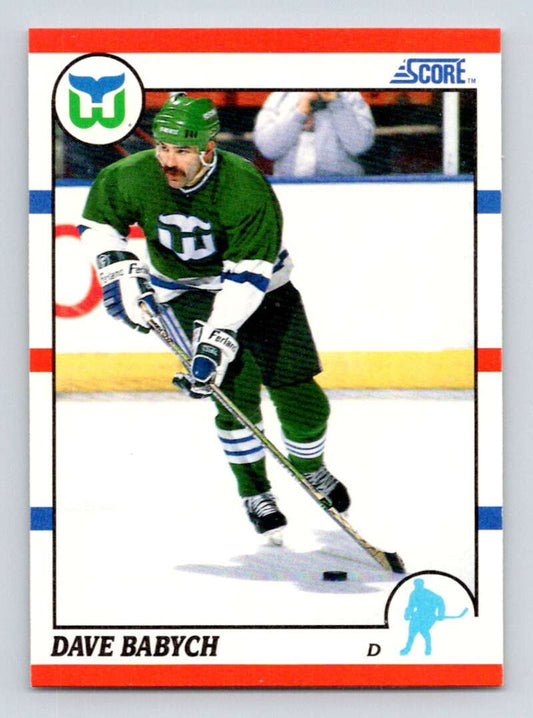 1990-91 Score American #172 Dave Babych  Hartford Whalers  Image 1
