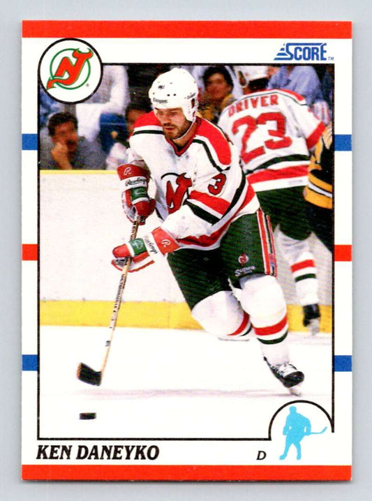 1990-91 Score American #178 Ken Daneyko  New Jersey Devils  Image 1
