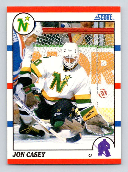 1990-91 Score American #182 Jon Casey  Minnesota North Stars  Image 1