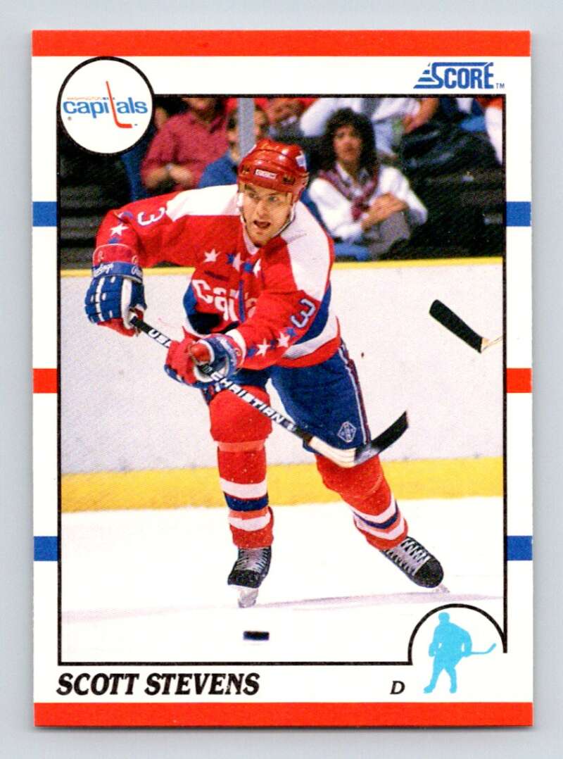 1990-91 Score American #188 Scott Stevens  Washington Capitals  Image 1
