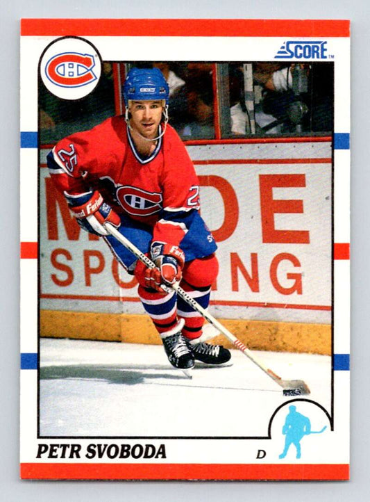 1990-91 Score American #191 Petr Svoboda  Montreal Canadiens  Image 1
