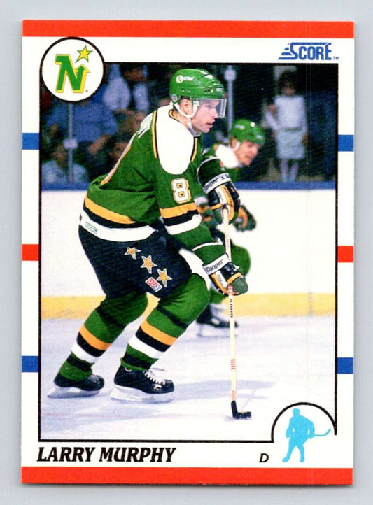 1990-91 Score American #206 Larry Murphy  Minnesota North Stars  Image 1