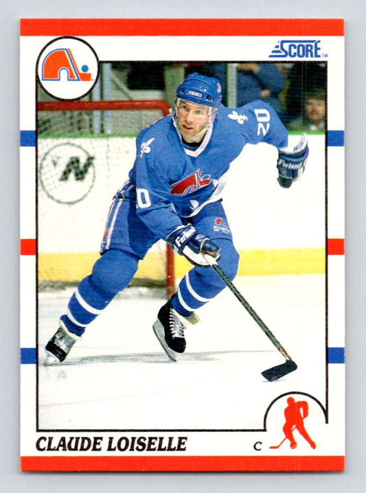 1990-91 Score American #207 Claude Loiselle  RC Rookie Quebec Nordiques  Image 1