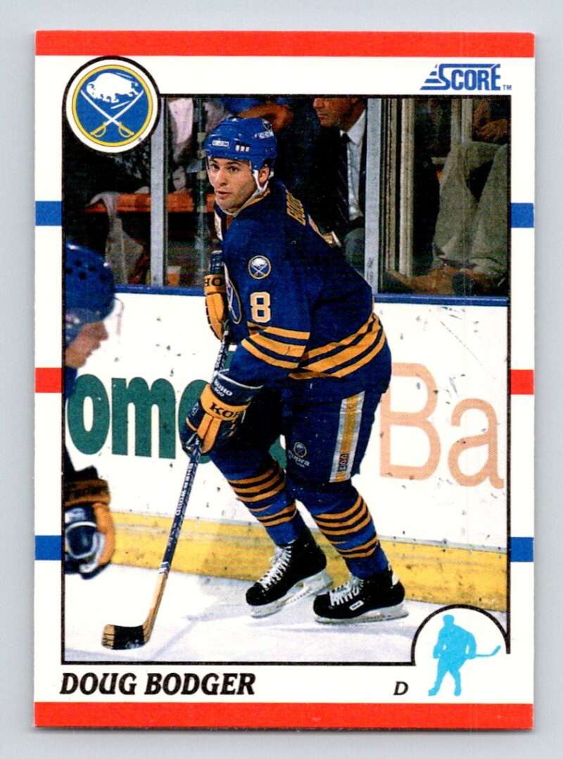 1990-91 Score American #211 Doug Bodger  Buffalo Sabres  Image 1