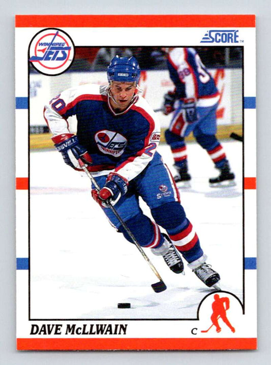 1990-91 Score American #231 Dave McLlwain  Winnipeg Jets  Image 1
