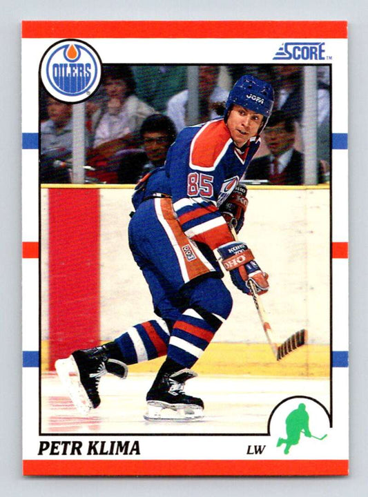1990-91 Score American #232 Petr Klima  Edmonton Oilers  Image 1