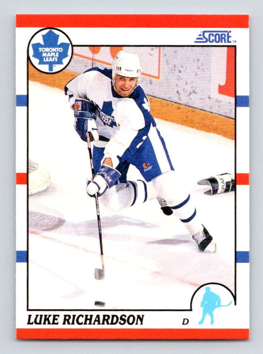 1990-91 Score American #236 Luke Richardson  Toronto Maple Leafs  Image 1