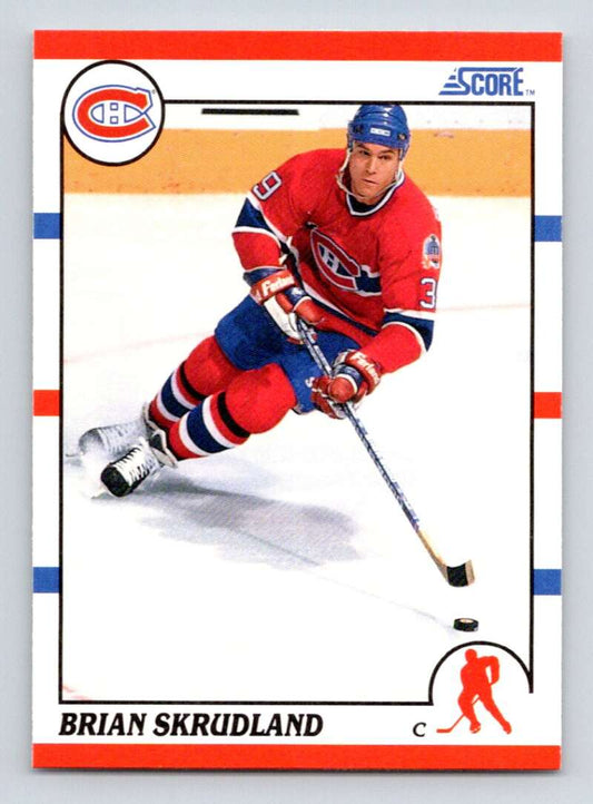 1990-91 Score American #238 Brian Skrudland  Montreal Canadiens  Image 1