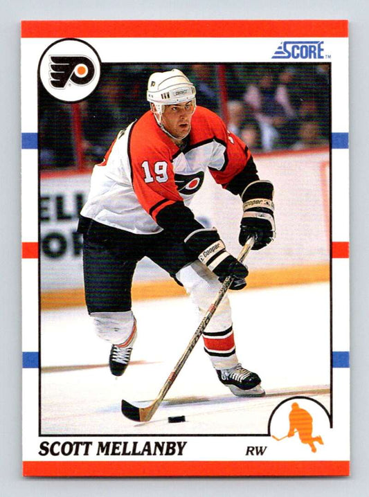 1990-91 Score American #242 Scott Mellanby  Philadelphia Flyers  Image 1
