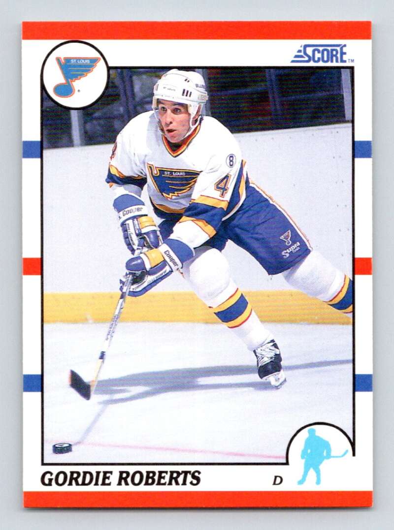 1990-91 Score American #245 Gordie Roberts  St. Louis Blues  Image 1