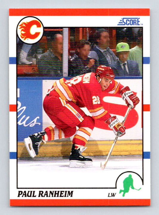 1990-91 Score American #248 Paul Ranheim  RC Rookie Calgary Flames  Image 1