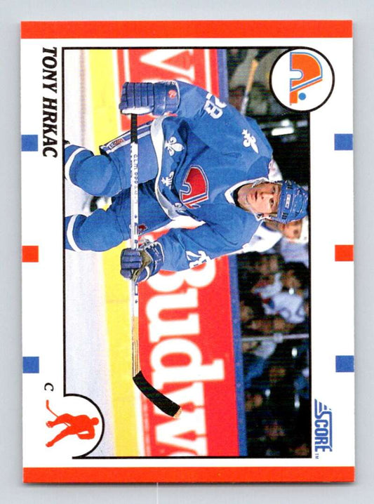 1990-91 Score American #256 Tony Hrkac  Quebec Nordiques  Image 1