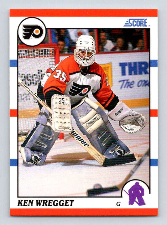 1990-91 Score American #263 Ken Wregget  Philadelphia Flyers  Image 1