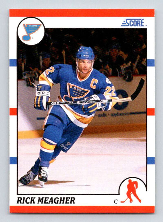 1990-91 Score American #267 Rick Meagher  St. Louis Blues  Image 1