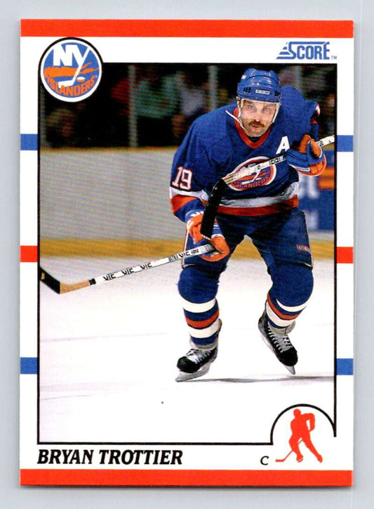 1990-91 Score American #270 Bryan Trottier  New York Islanders  Image 1