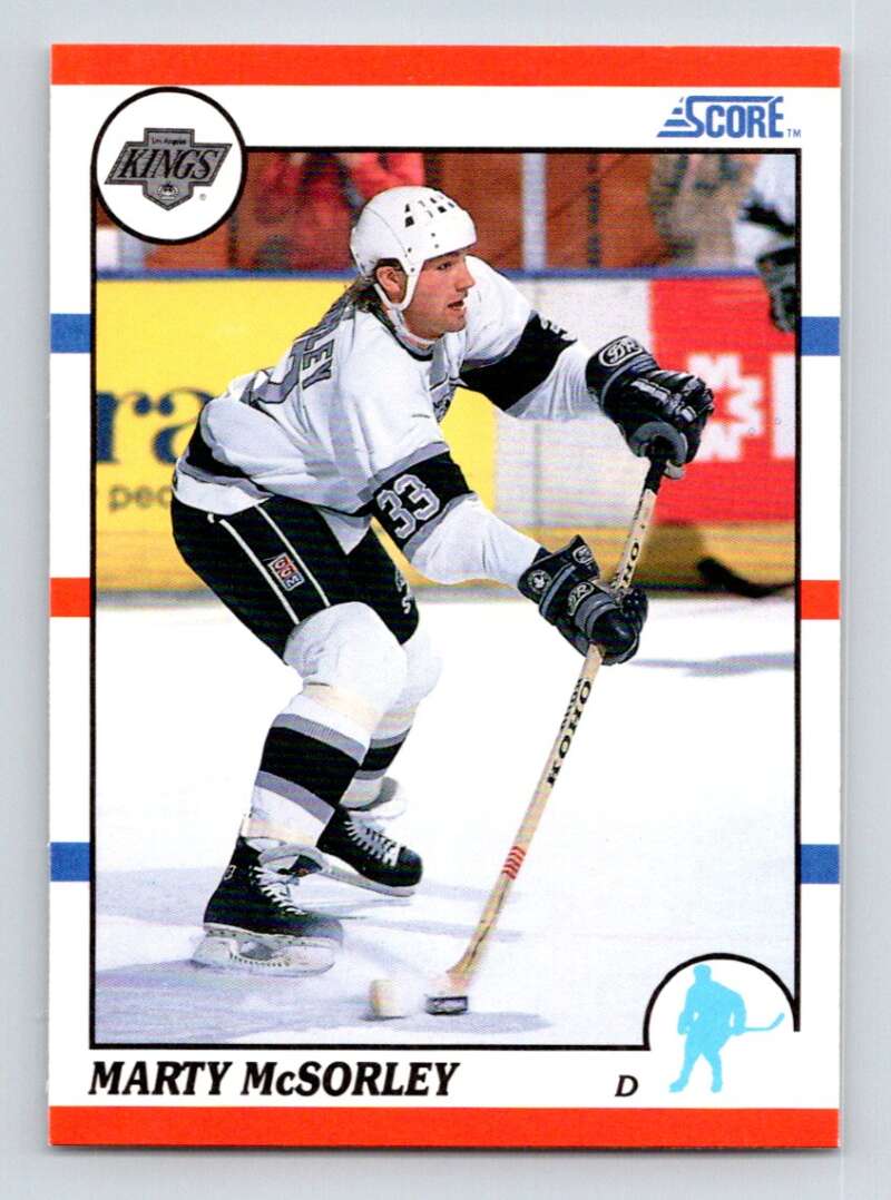1990-91 Score American #271 Marty McSorley  Los Angeles Kings  Image 1