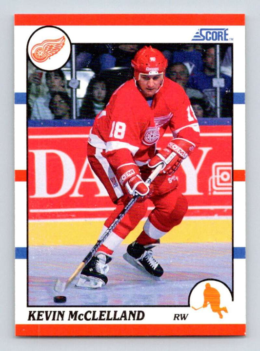 1990-91 Score American #287 Kevin McClelland  Detroit Red Wings  Image 1