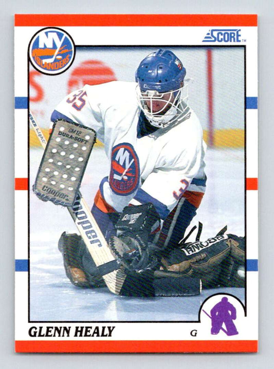 1990-91 Score American #294 Glenn Healy  RC Rookie New York Islanders  Image 1
