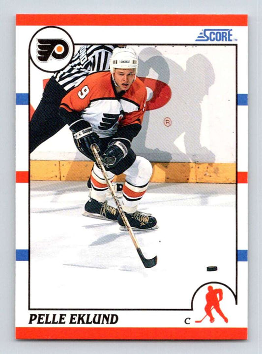 1990-91 Score American #308 Pelle Eklund  Philadelphia Flyers  Image 1