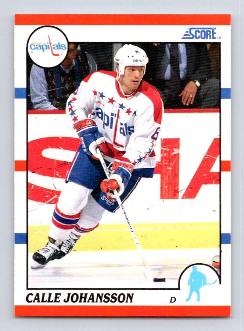 1990-91 Score American #309 Calle Johansson  Washington Capitals  Image 1