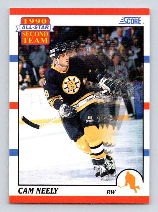 1990-91 Score American #323 Cam Neely AS  Boston Bruins  Image 1
