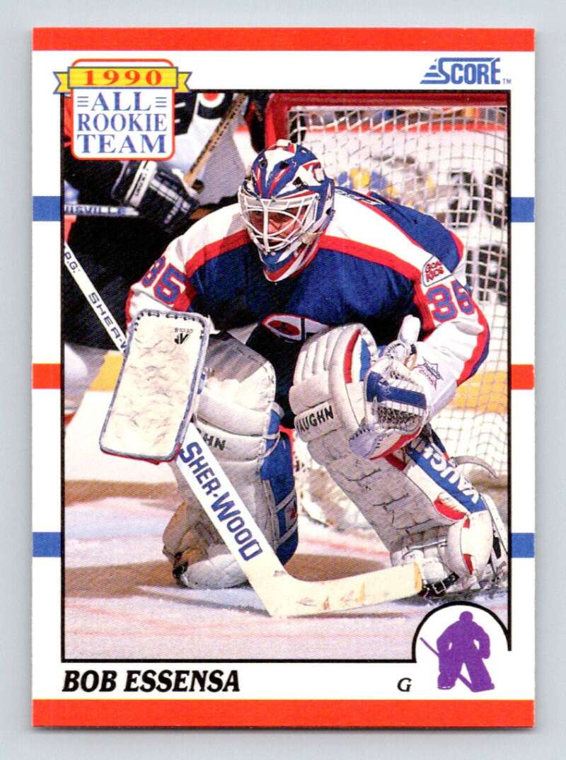1990-91 Score American #324 Bob Essensa ART  Winnipeg Jets  Image 1