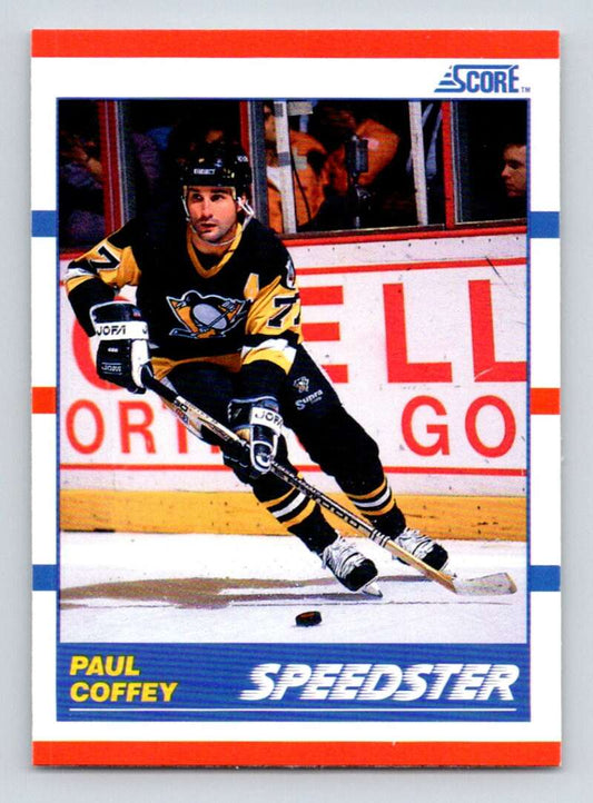 1990-91 Score American #332 Paul Coffey  SP Pittsburgh Penguins  Image 1