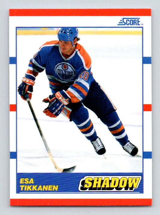 1990-91 Score American #342 Esa Tikkanen  Edmonton Oilers  Image 1