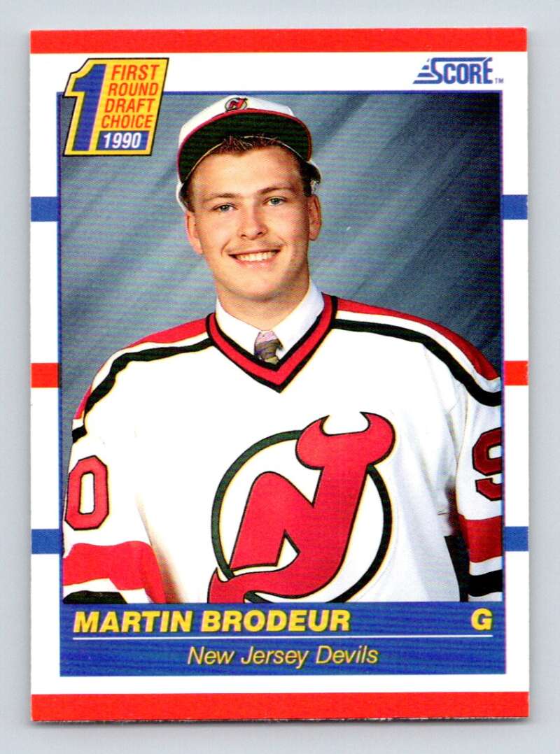 1990-91 Score American #439 Martin Brodeur  RC Rookie New Jersey Devils  Image 1