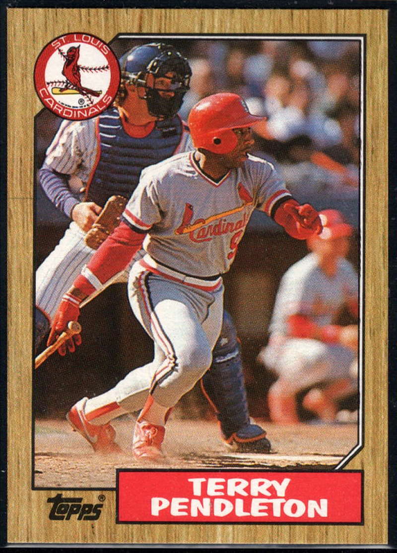 1987 Topps #8 Terry Pendleton Cardinals Image 1