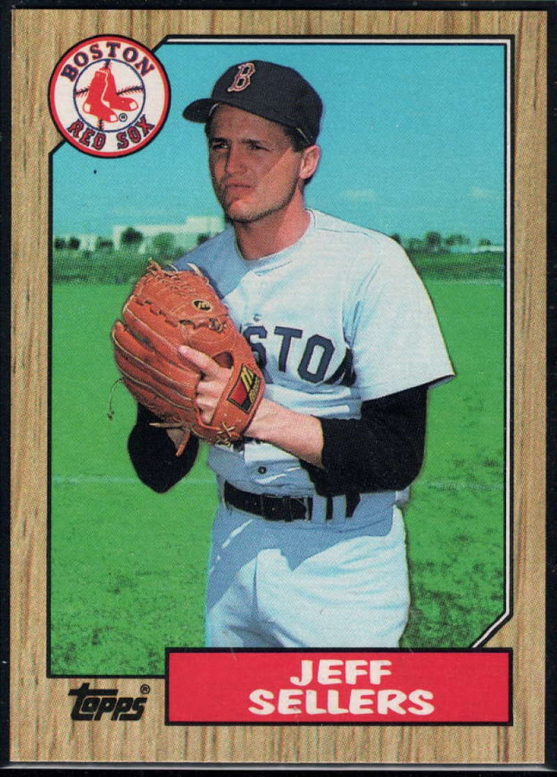 1987 Topps #12 Jeff Sellers Red Sox Image 1