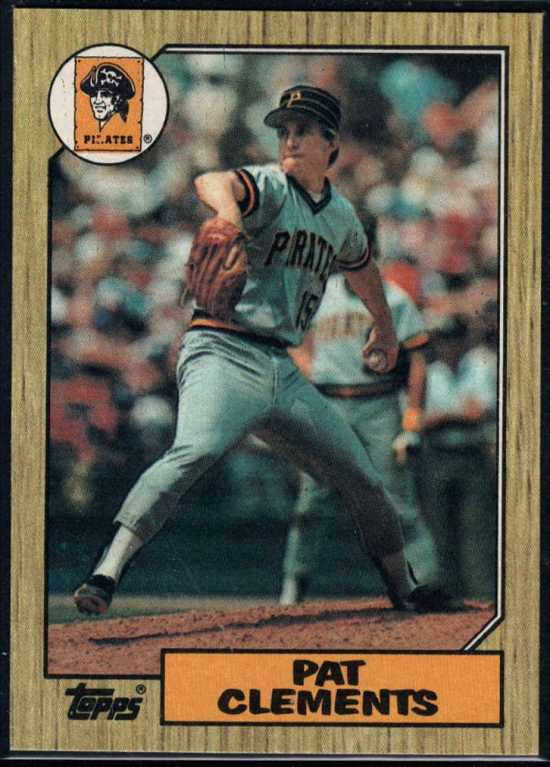 1987 Topps #16 Pat Clements Pirates Image 1