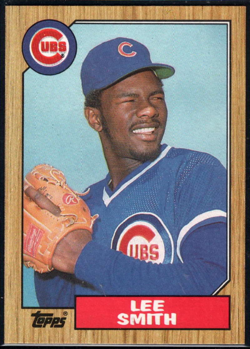 1987 Topps #23 Lee Smith Cubs Image 1