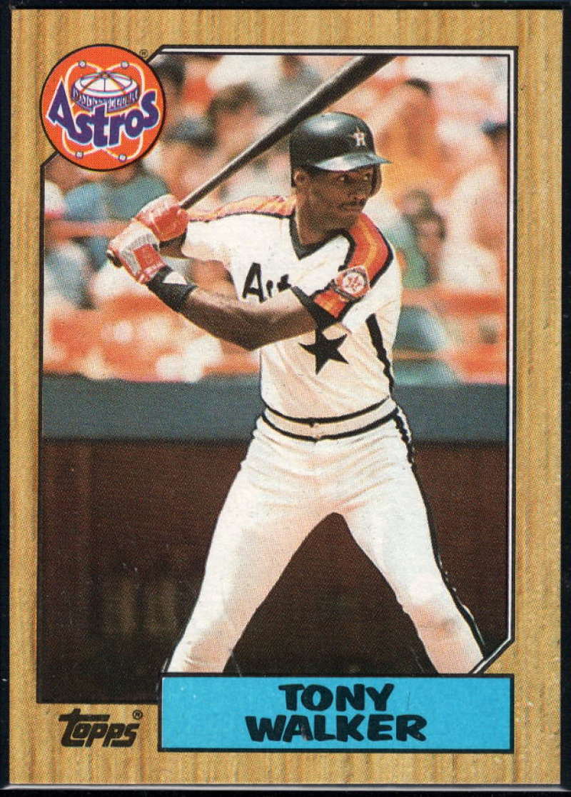 1987 Topps #24 Tony Walker Astros Image 1