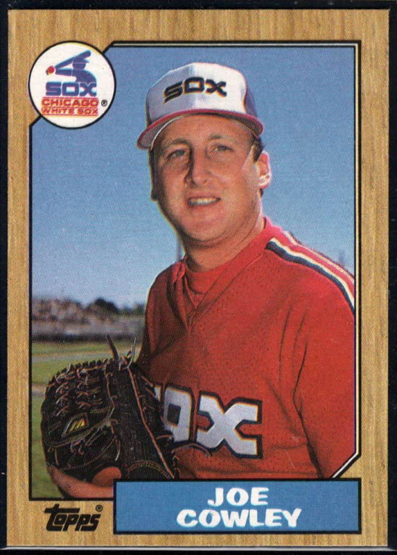 1987 Topps #27 Joe Cowley White Sox Image 1