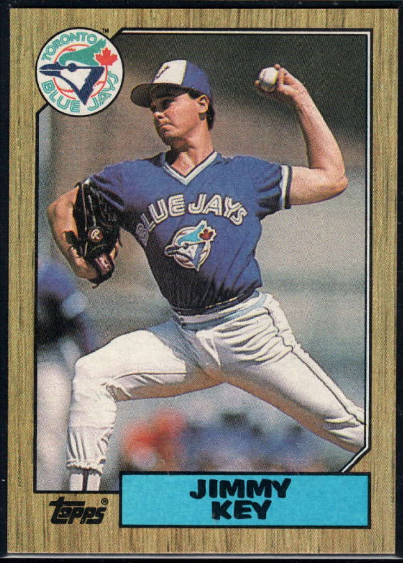 1987 Topps #29 Jimmy Key Blue Jays Image 1