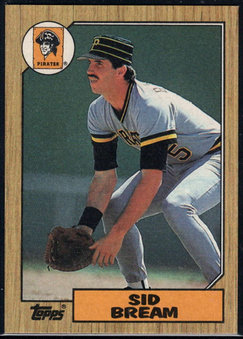 1987 Topps #35 Sid Bream Pirates Image 1