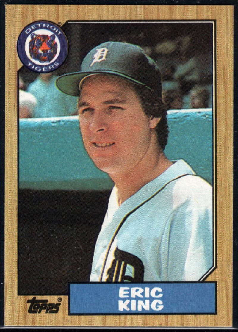 1987 Topps #36 Eric King RC Rookie Tigers Image 1