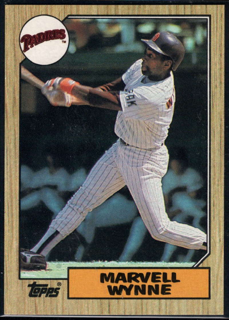 1987 Topps #37 Marvell Wynne Padres Image 1