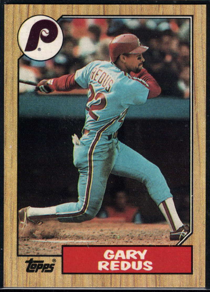 1987 Topps #42 Gary Redus Phillies Image 1