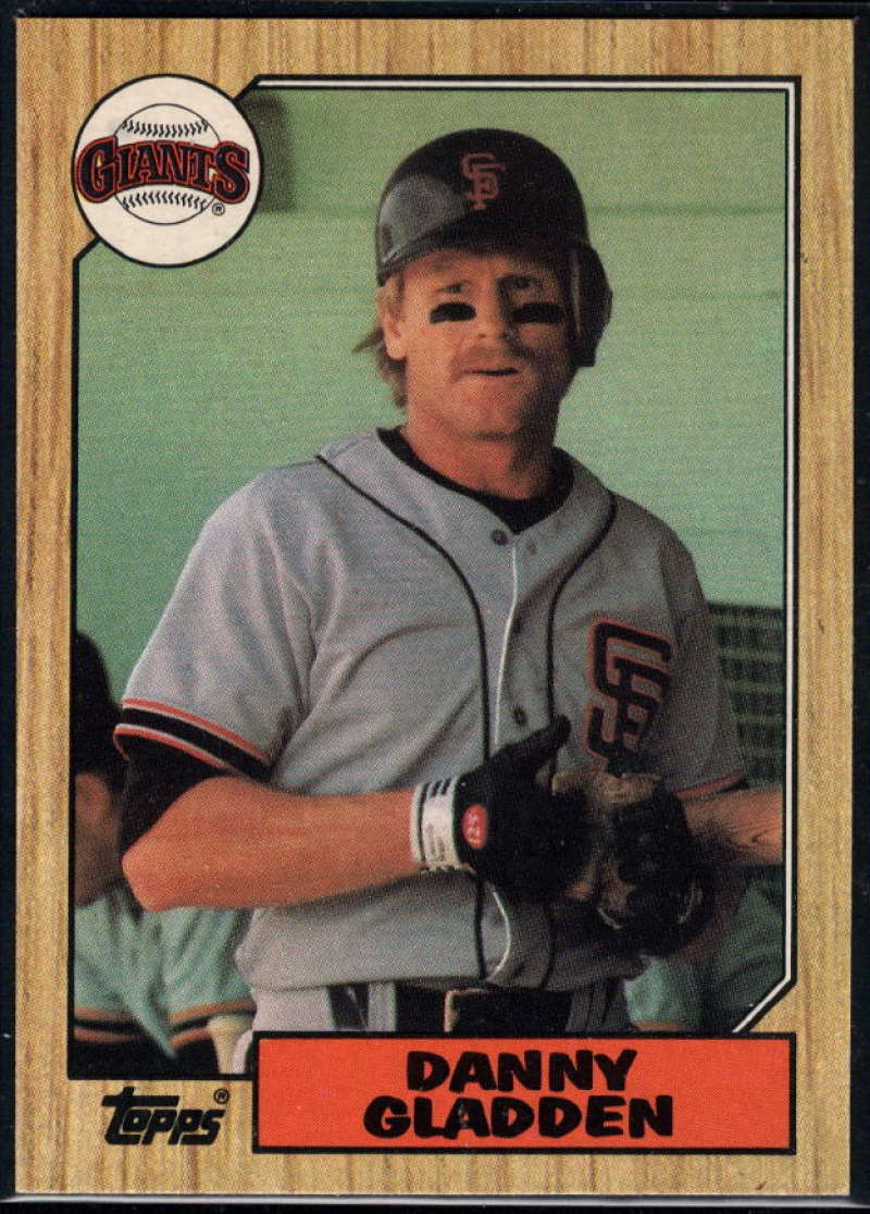 1987 Topps #46 Dan Gladden Giants Image 1