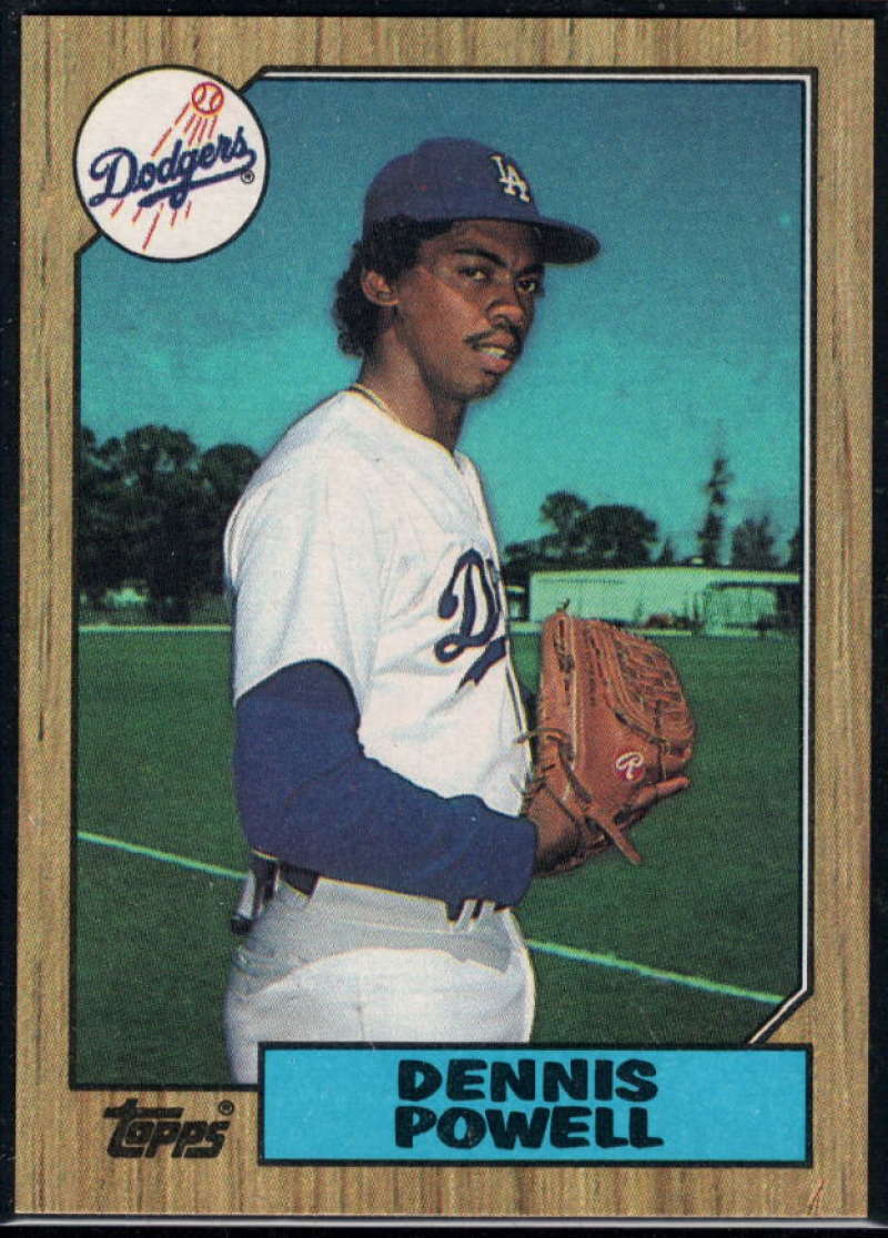 1987 Topps #47 Dennis Powell Dodgers Image 1