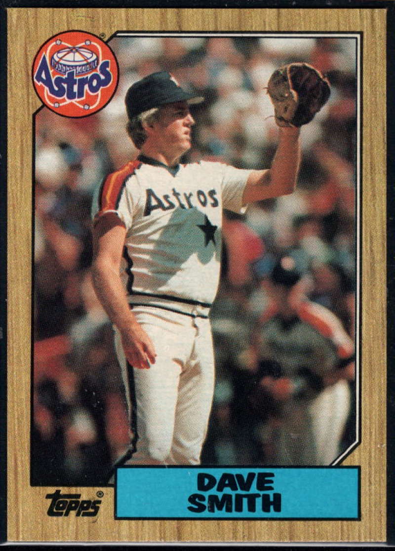 1987 Topps #50 Dave Smith Astros Image 1
