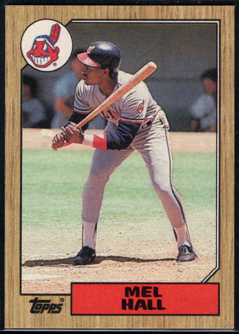1987 Topps #51 Mel Hall Indians Image 1