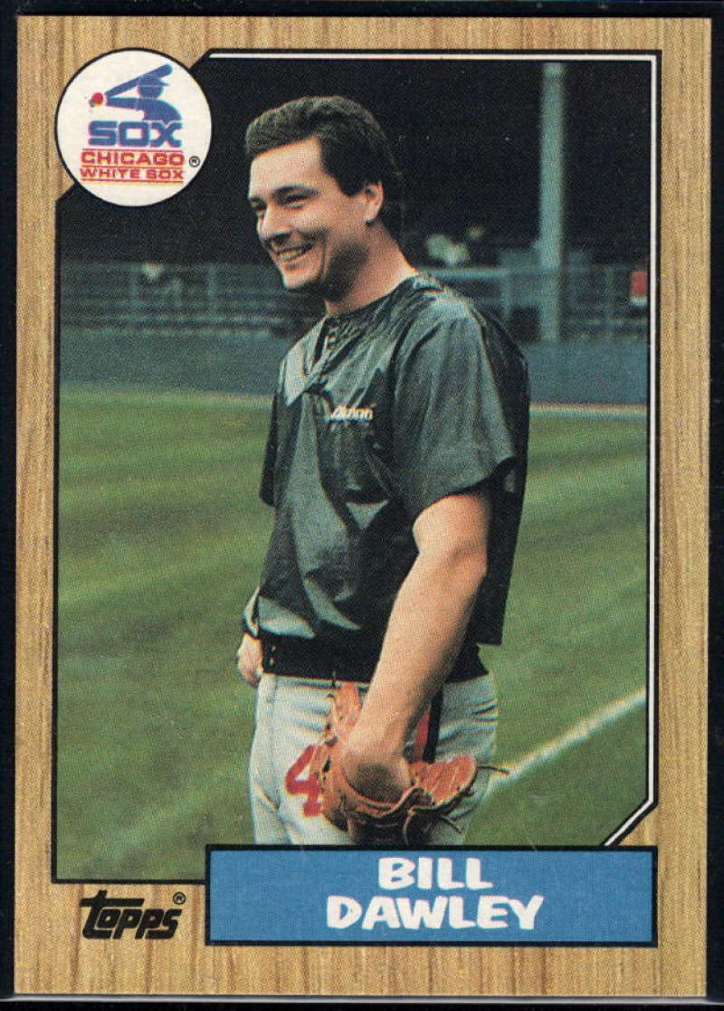 1987 Topps #54 Bill Dawley White Sox Image 1