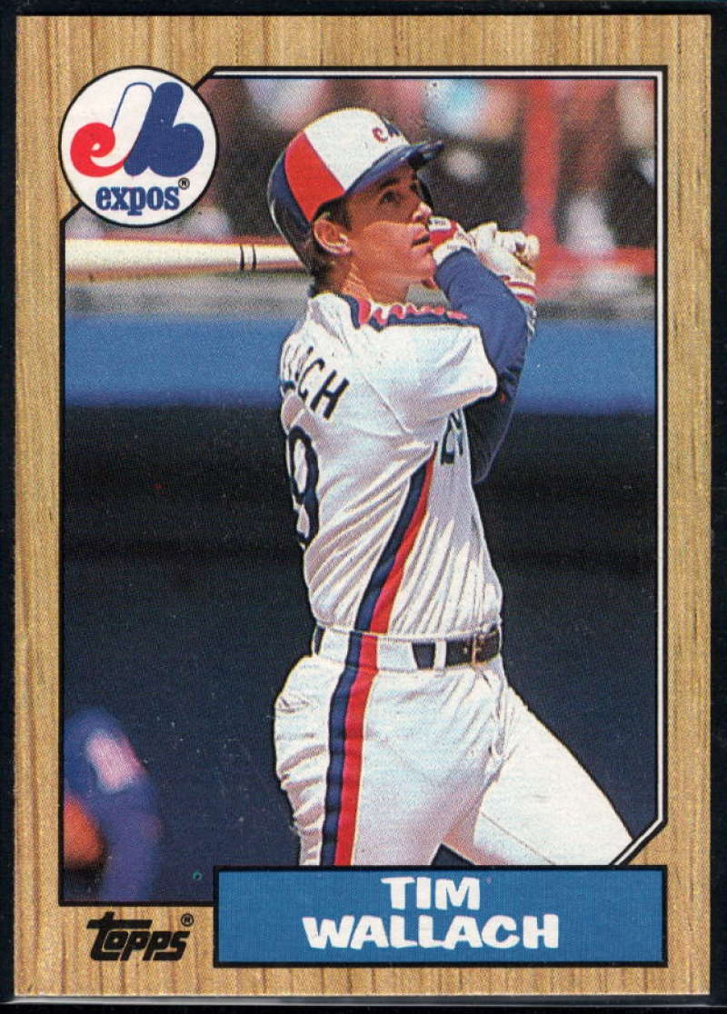 1987 Topps #55 Tim Wallach Expos Image 1