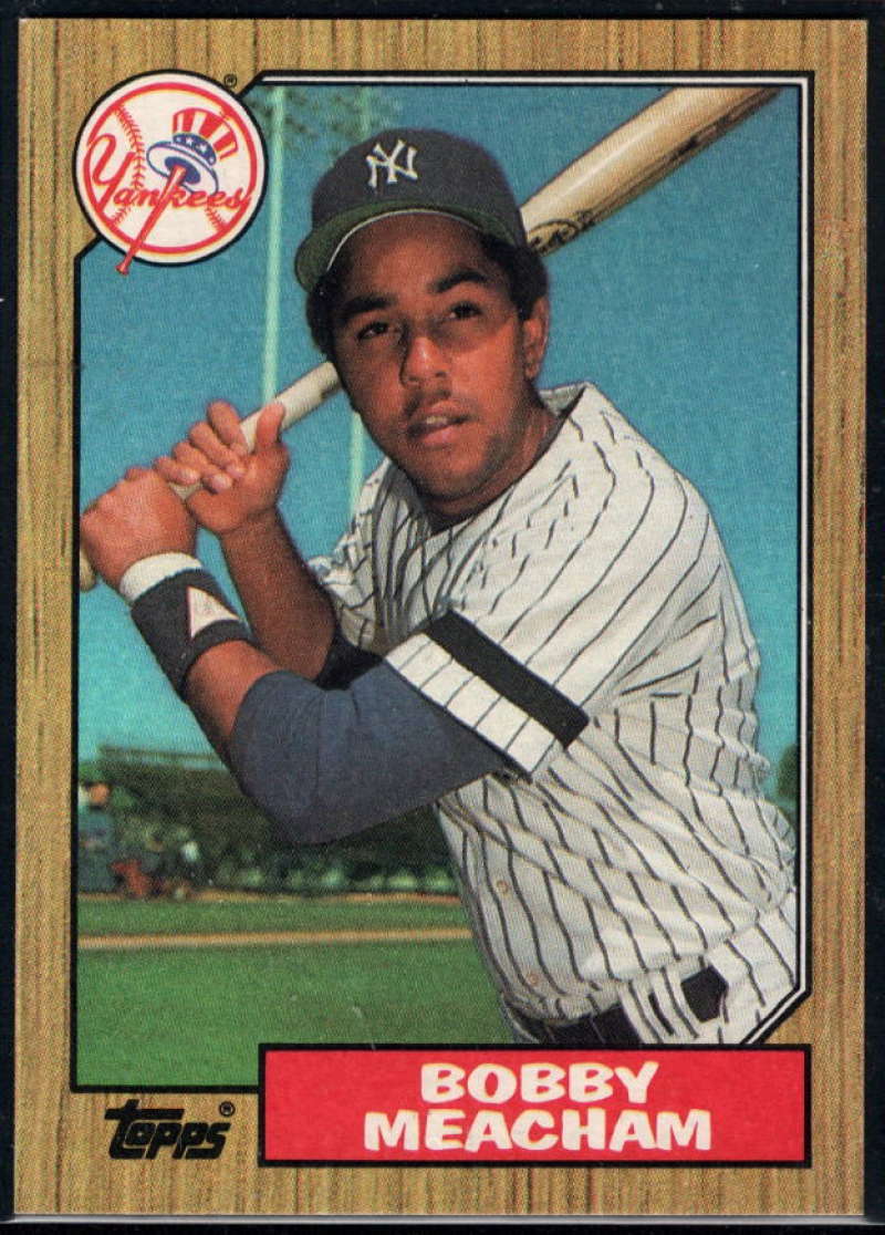1987 Topps #62 Bobby Meacham Yankees Image 1