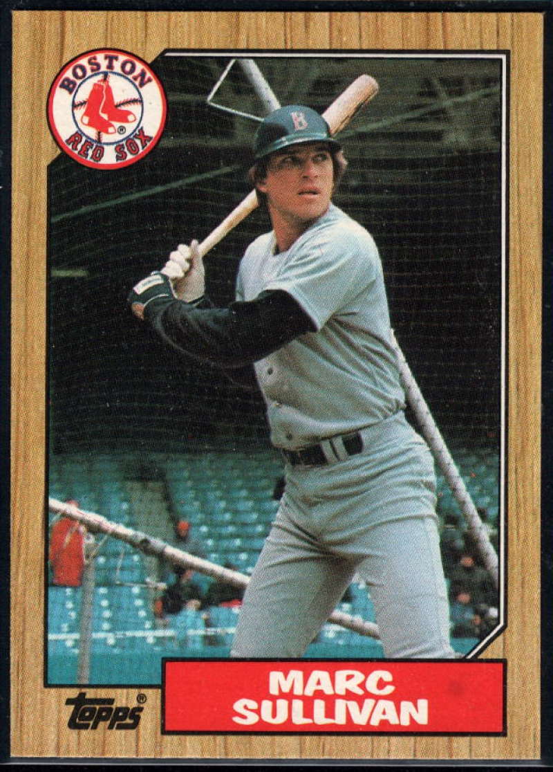 1987 Topps #66 Marc Sullivan Red Sox Image 1