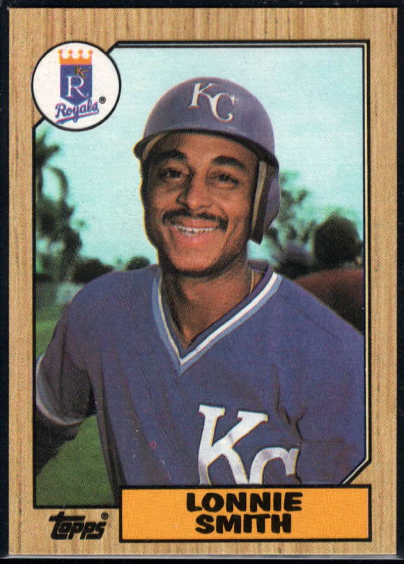1987 Topps #69 Lonnie Smith Royals Image 1