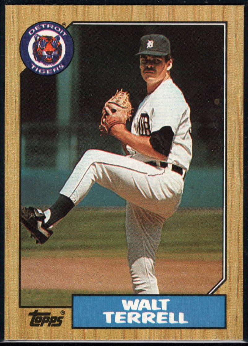 1987 Topps #72 Walt Terrell Tigers Image 1